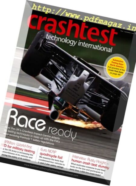 Crash Test Technology International – September 2016 Cover