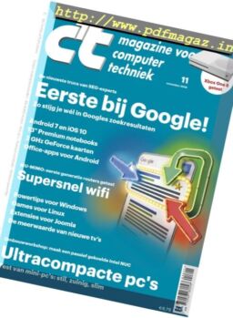 c’t Magazine Netherlands – November 2016