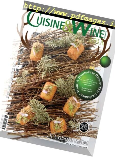 Cuisine & Wine Asia – November-December 2016 Cover