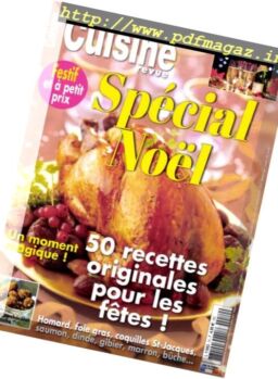 Cuisine Revue – Special Noel 2016