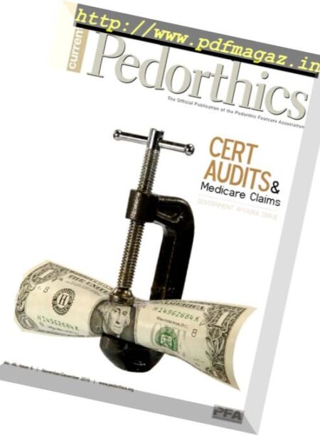 Current Pedorthics – November-December 2016 Cover