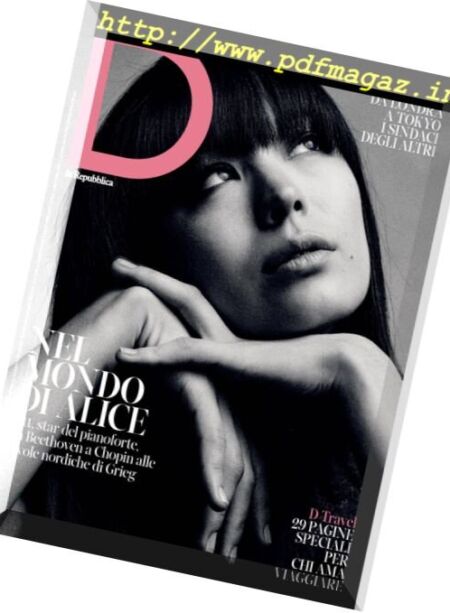 D la Repubblica – 12 Novembre 2016 Cover