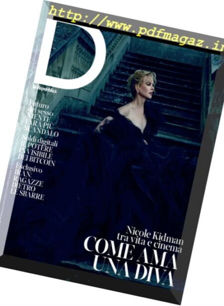 D la Repubblica – 26 Novembre 2016 Cover