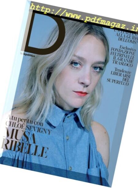 D la Repubblica – 3 Dicembre 2016 Cover