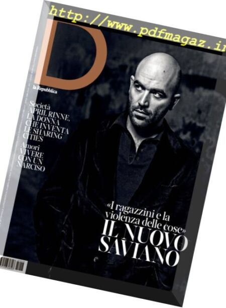 D la Repubblica – 5 Novembre 2016 Cover