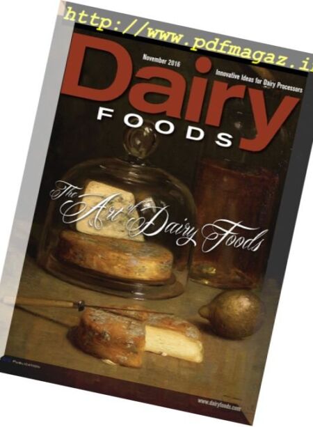 Dairy Foods – November 2016 Cover
