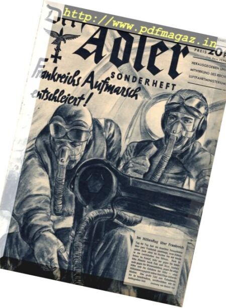 Der Adler – N 22, 12 Dezember 1939 Cover