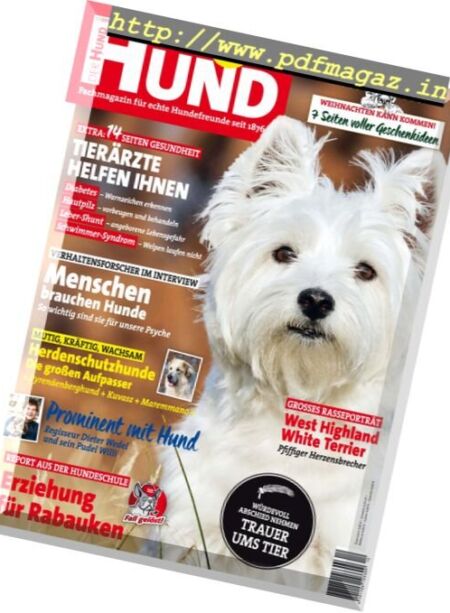 Der Hund – Dezember 2016 Cover