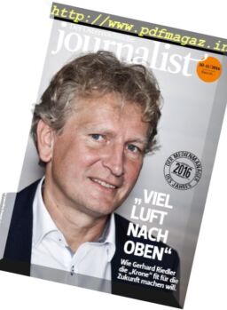 Der Osterreichische Journalist – Oktober-November 2016