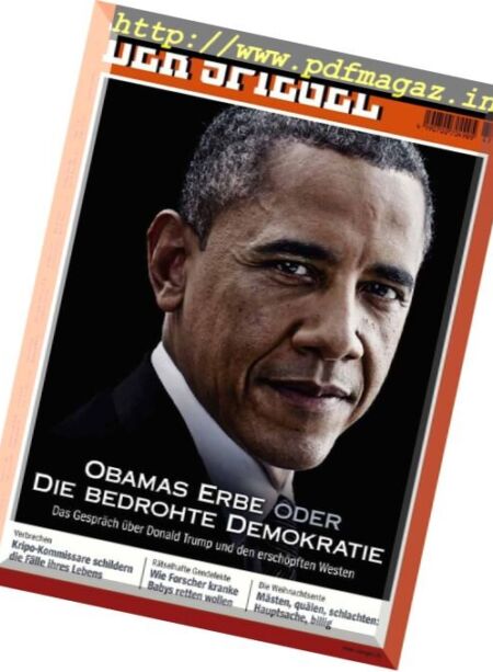 Der Spiegel – 19 November 2016 Cover