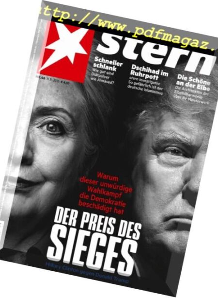 Der Stern – 11 November 2016 Cover