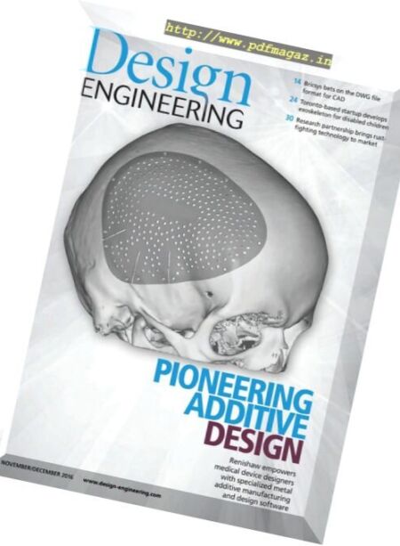 Design Engineering – November-December 2016 Cover