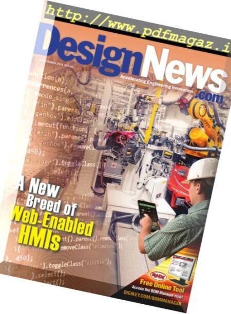 Design News – November 2016 Cover