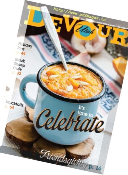 Devour Magazine – November 2016 Cover