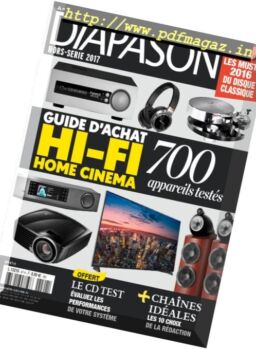 Diapason – Hors-Serie – Novembre 2016