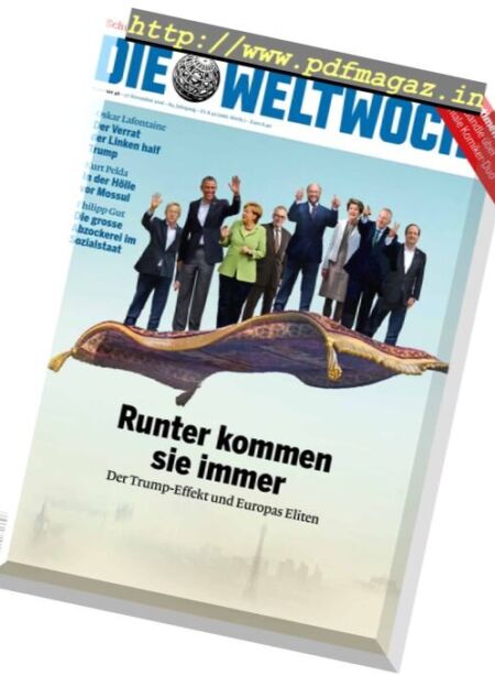 Die Weltwoche – 17 November 2016 Cover