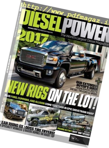 Diesel Power – January 2017 Cover