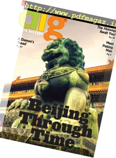 Dig History – November-December 2016 Cover