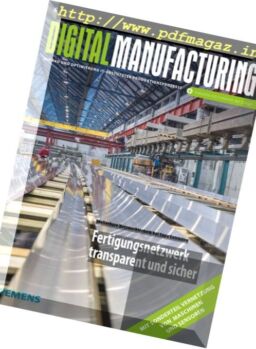 Digital Manufacturing – Nr.6, 2016