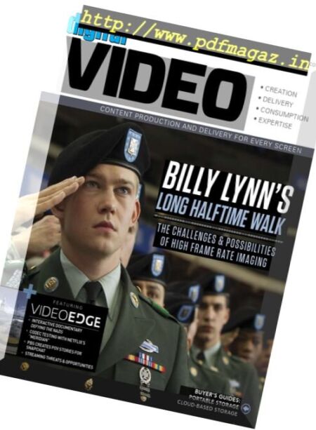 Digital Video – December 2016 Cover