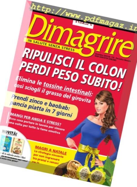Dimagrire – Dicembre 2016 Cover