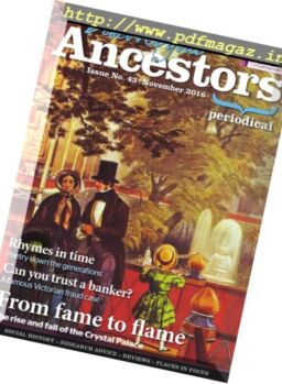 Discover Your Ancestors – November 2016