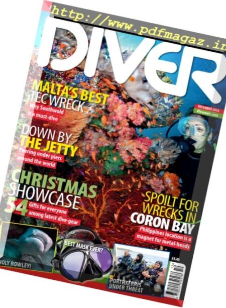 DIver UK – December 2016 Cover