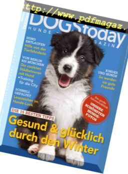 Dogs Today – November 2016 – Januar 2017