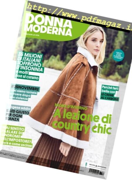 Donna Moderna – 29 Novembre 2016 Cover