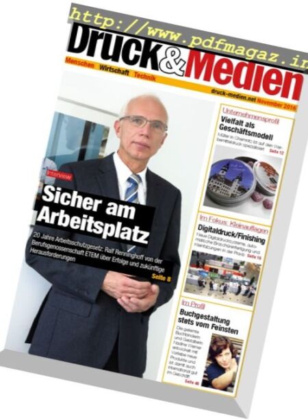 Druck&Medien – November 2016 Cover