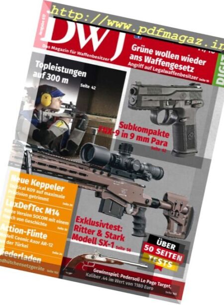 DWJ – November 2016 Cover