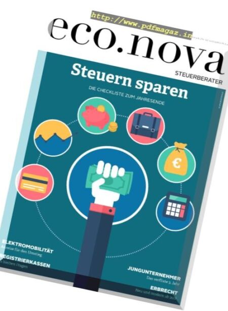 eco.nova – Spezial Steuern, Janner 2017 Cover