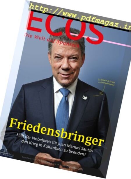 Ecos – Dezember 2016 Cover