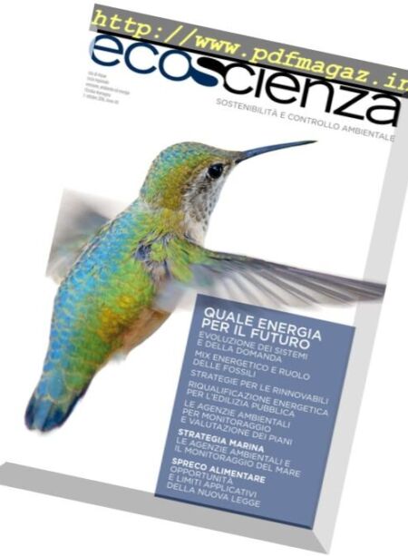 Ecoscienza – Ottobre 2016 Cover