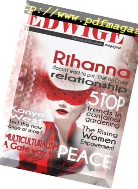 Edwige Magazine – Issue 1, 2016 Cover