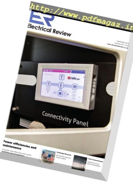 Electrical Review – September 2016 Cover