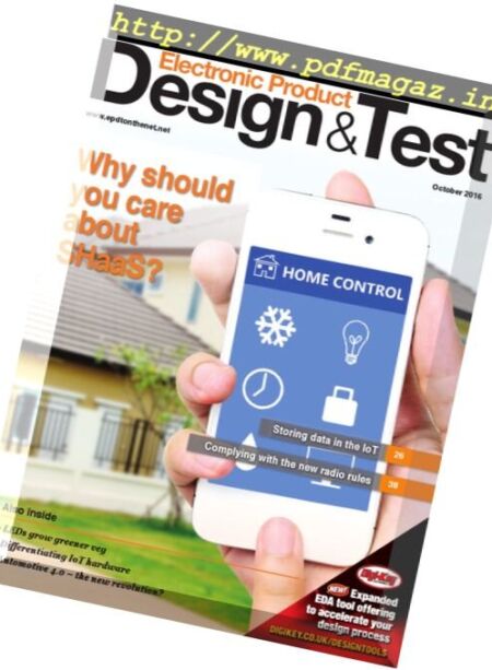 Electronic Product Design & Test – October 2016 Cover