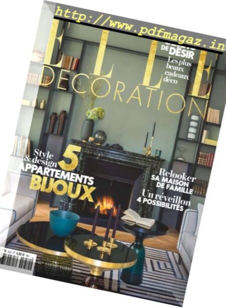 Elle Decoration France – Decembre 2016 Cover
