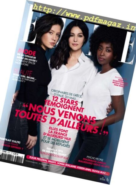 Elle France – 25 Novembre au 1 Decembre 2016 Cover