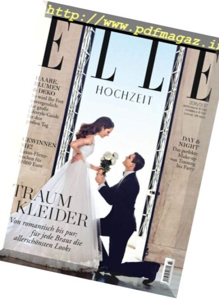 Elle Germany – Hochzeit 2016-2017 Cover