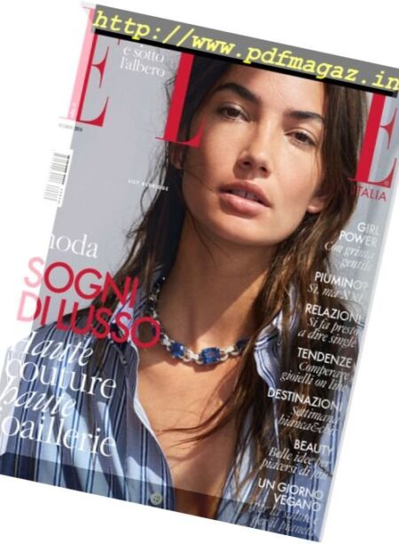 Elle Italia – Dicembre 2016 Cover