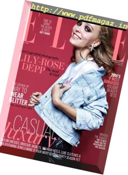 Elle Malaysia – December 2016 Cover