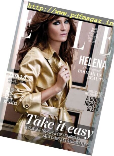 Elle Malaysia – November 2016 Cover