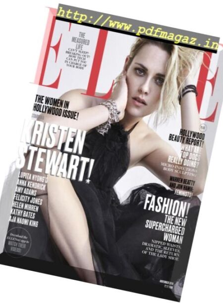 Elle USA – November 2016 Cover