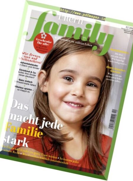 Eltern Family – Dezember 2016 Cover