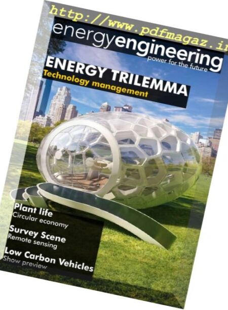 Energy Engineering – Issue 66, 2016 Cover