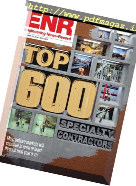 Engineering News Record – 24 October 2016 Cover