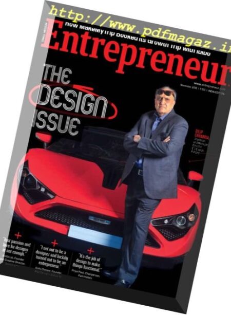 Entrepreneur India – November 2016 Cover