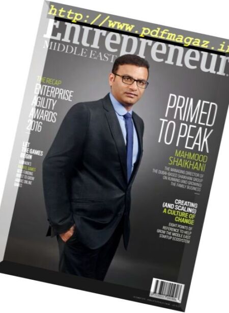 Entrepreneur Middle East – December 2016 Cover