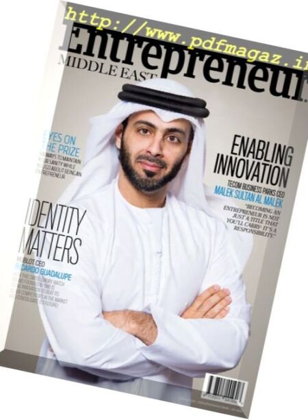 Entrepreneur Middle East – November 2016 Cover